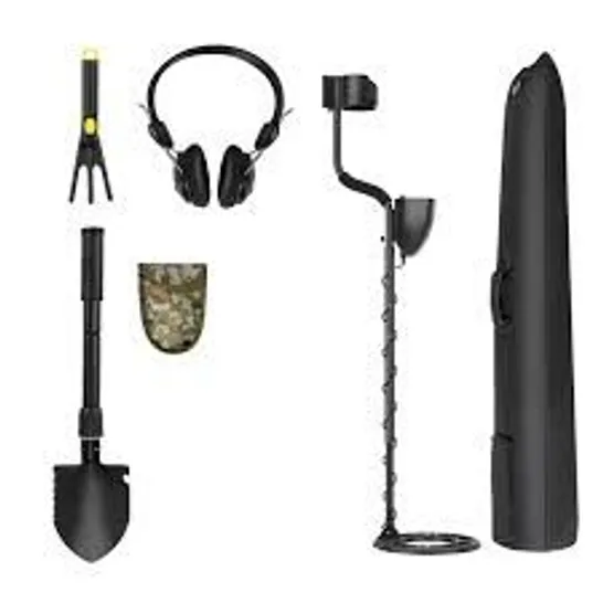 BOXED COSTWAY HIGH ACCURACY METAL DETECTOR KIT W/DISPLAY WATERPROOF SEARCH COIL HEADPHONE BAG