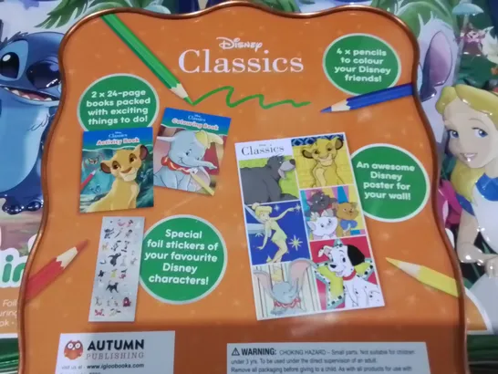 LOT OF 5 BRAND NEW DISNEY CLASSICS 5IN1 TIN GIFT SETS