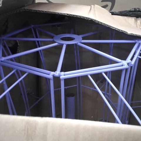 PALLET OF 2 BOXES OF PURPLE PRODUCT DISPLAYS 