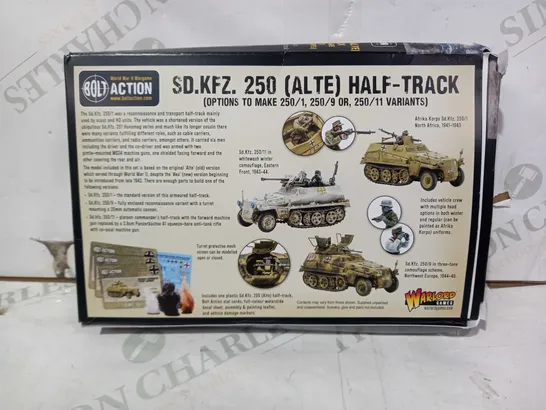 BOLT ACTION 1/56 SCALE SD.KFZ. 250 (ALTE) HALF-TRACK MODEL KIT