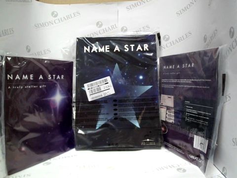 A SET OF 3 GIFTS - NAME A STAR SET  RRP &pound;73.00