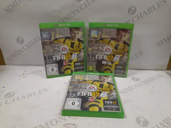 BOX OF APPROXIMATELY 26 FIFA 17 (XBOX ONE) GAMES