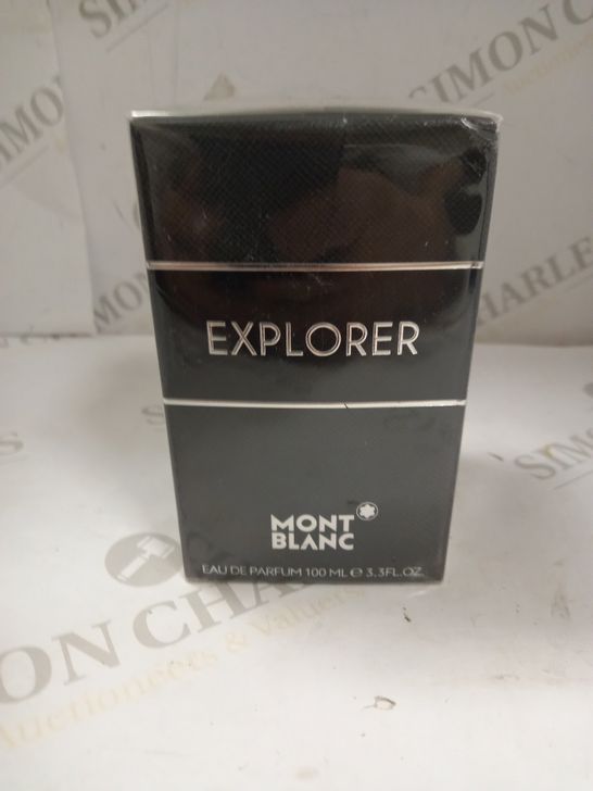 BOXED AND SEALED EXPLORER MONT BLANC EAU DE PARFUM 100ML