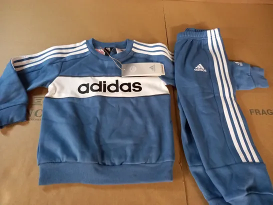 ADIDAS KIDS 2-PIECE SET IN BLUE - 18-24M