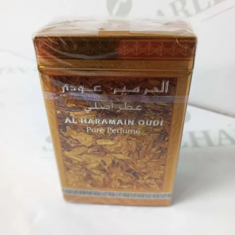 BOXED AND SEALED AL HARAMAIN OUDI PURE PERFUME 15ML