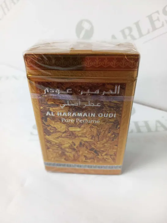 BOXED AND SEALED AL HARAMAIN OUDI PURE PERFUME 15ML