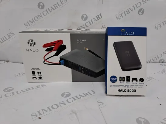 HALO PORTABLE POWER JUMP STARTER AIR COMPRESSOR