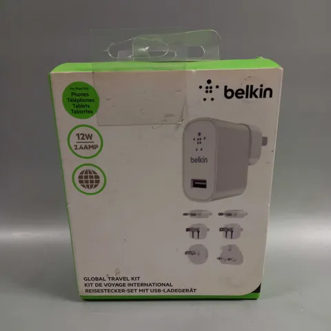 BELKIN 2.4A GLOBAL TRAVEL KIT USB CHARGER