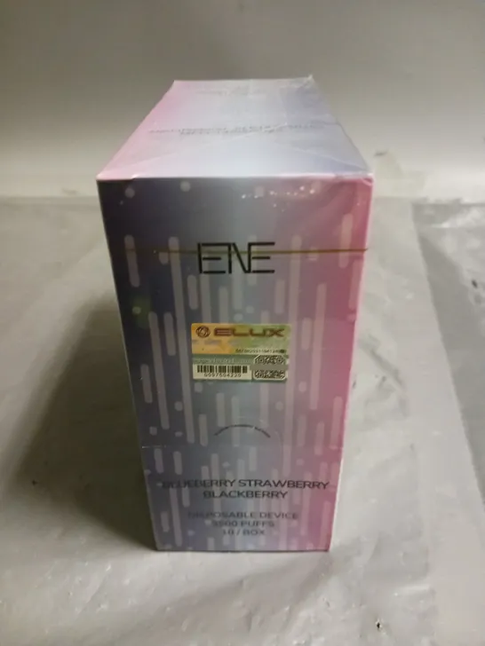 SEALED 10-PACK OF ENE LEGEND 3500 PUFF BLUEBERRY STRAWBERRY VAPES