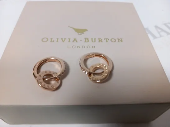 BOXED OLIVIA BURTONRAINBOW INTERLINK EARRINGS