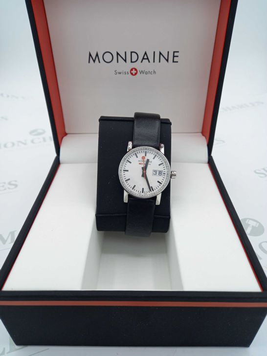 BRAND NEW BOXED MONDAINE WATCH MSE30210LB EVO 2 30MM RRP £229