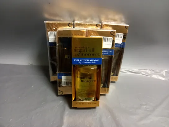 6 BOXED RENEWING + ARGAN OIL OF MOROCCO EXTRA PENETRATING OIL DRY & COARSE HAIR 100ML 