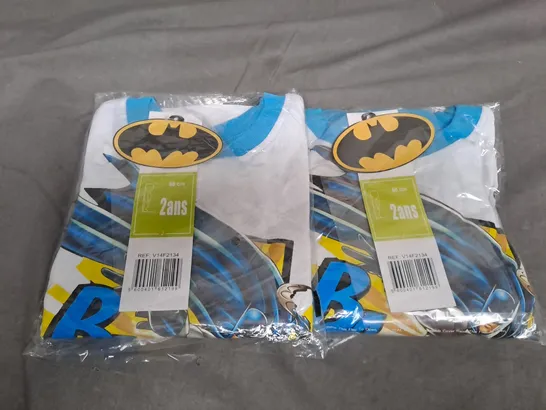 BOX OF APPROX 36 ASSORTED KIDS BATMAN T-SHIRTS - SIZES VARY 