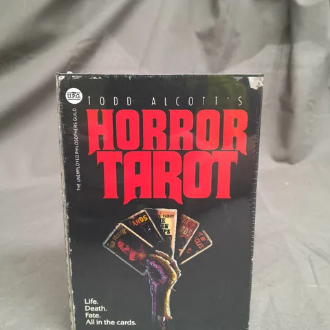 BOXED AND SEALED TODD ALCOTT'S HORROR TAROT