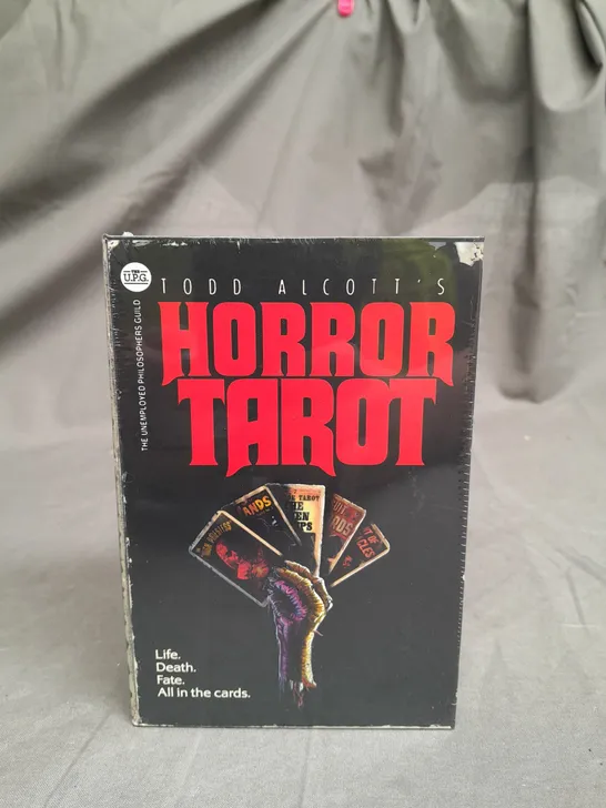 BOXED AND SEALED TODD ALCOTT'S HORROR TAROT