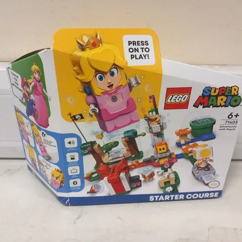 BOXED LEGO SUPER MARIO 71403 ADVENTURES WITH PEACH STARTER COURSE