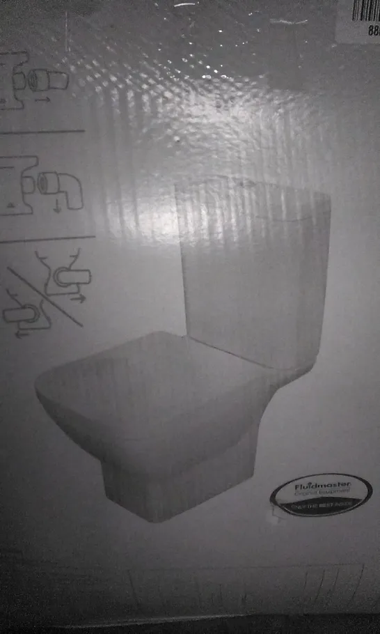 BOXED SANTORO CLOSE COUPLED TOILET 