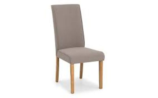BOXED SEVILLE LINRN DINING CHAIR