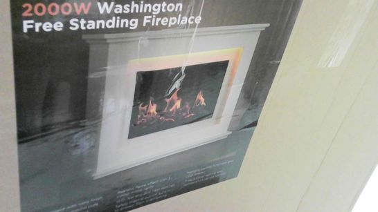 WARMLITE WASHIINGTON ELECTRIC FIRE SUITE - IVORY- collection only