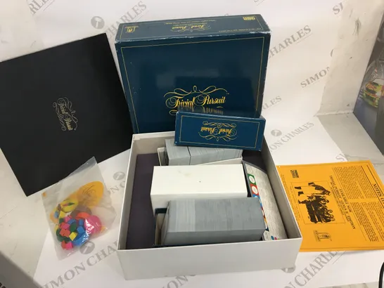 BOXED TRIVIAL PURSUIT REVISED AND UPDATED GAME-GENUS EDITION