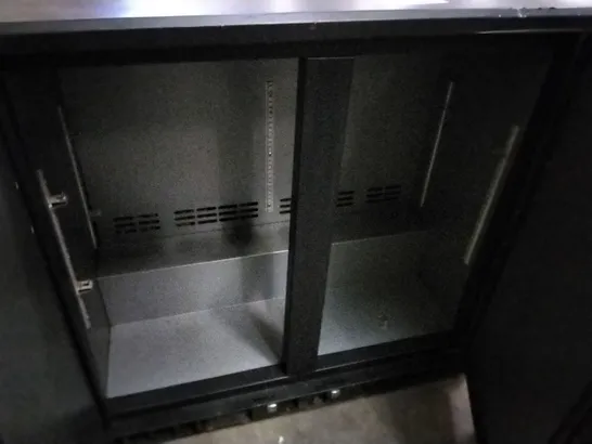 BLACK 2 DOOR REFRIGERATED UNIT 