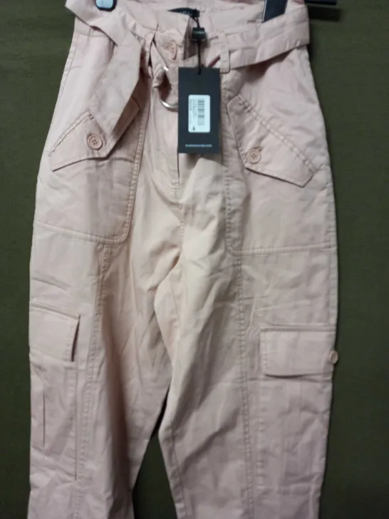 DUSK CARGO TROUSERS IN PINK - SIZE 6