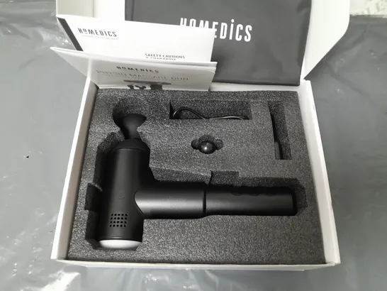 BOXED HOMEDICS PHYSIO DEEP TISSUE MASSAGE GUN