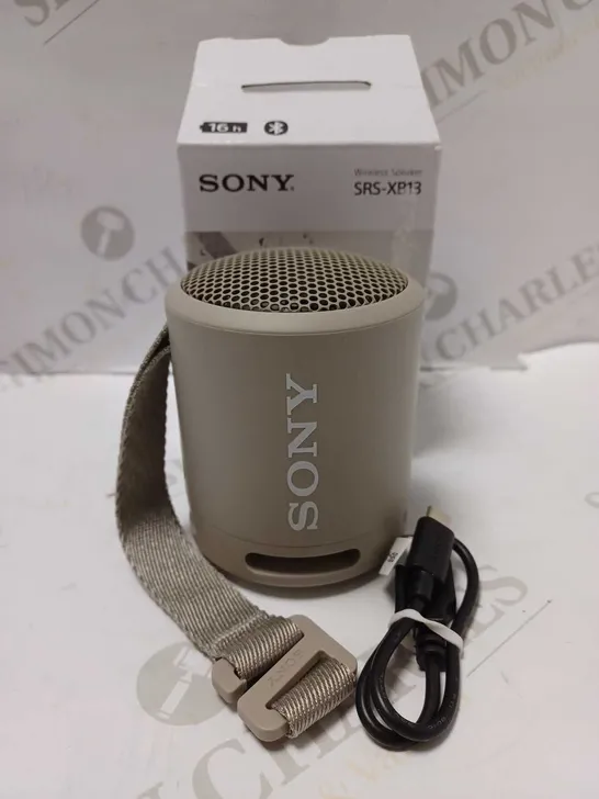 SONY WIRELESS SPEAKER SRS-XB13 RRP £54