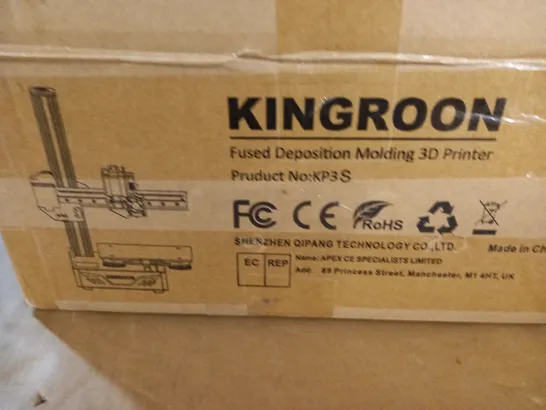 BOXED KINGROON FUSED DEPOSITION MOLDING 3D PRINTER - KPS3