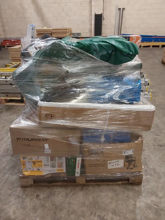 PALLET OF 21 ASSORTED RAW HOUSEHOLD PRODUCTS AND CONSUMER GOODS TO INCLUDE;