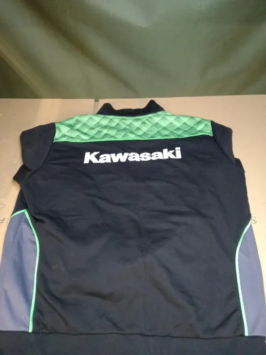 MENS KAWASAKI FULL ZIPPED JACKET SIZE XXL