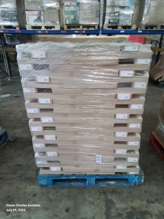 PALLET CONTAINING APPROXIMATELY 200 BOXES OF INDIVIDUAL STEM PAMPAS STEMS IN YELLOW