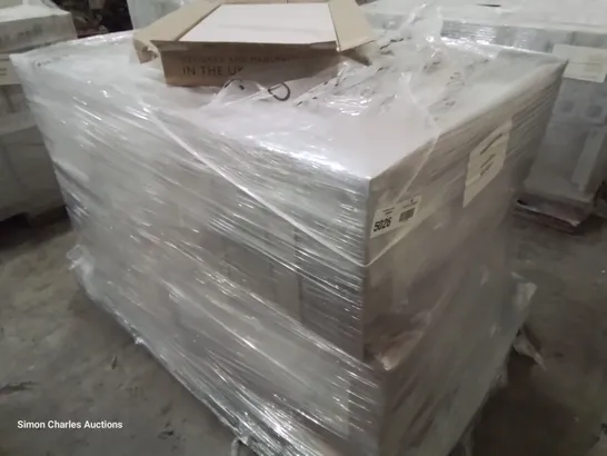 PALLET OF 40 × 5 BRAND NEW JOHNSONS MARBLE SATIN WHITE FLOOR TILES EACH 597 × 297 × 10mm