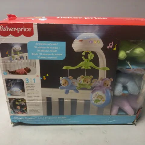 BOXED FISHER-PRICE BUTTERFLY DREAMS 3-IN-1 PROJECTION MOBILE