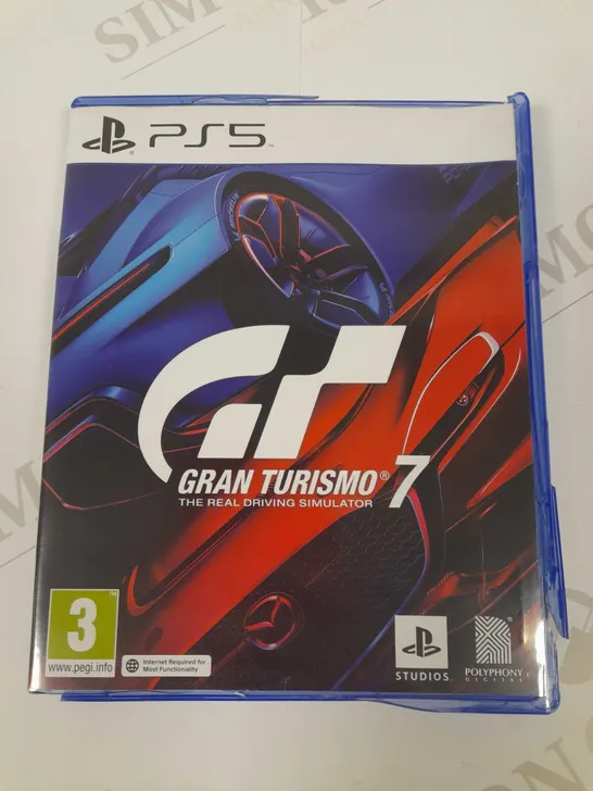 PLAYSTATION 5 GRAN TURISMO7 THE REAL DRIVING SIMULATOR