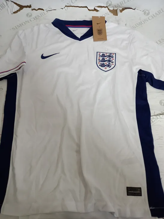 NIKE ENGLAND DRI FIT FOOTBALL SHIRT IN WHITE - MEDIUM