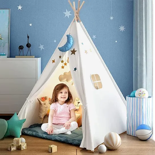 BOXED WHITE TEEPEE 