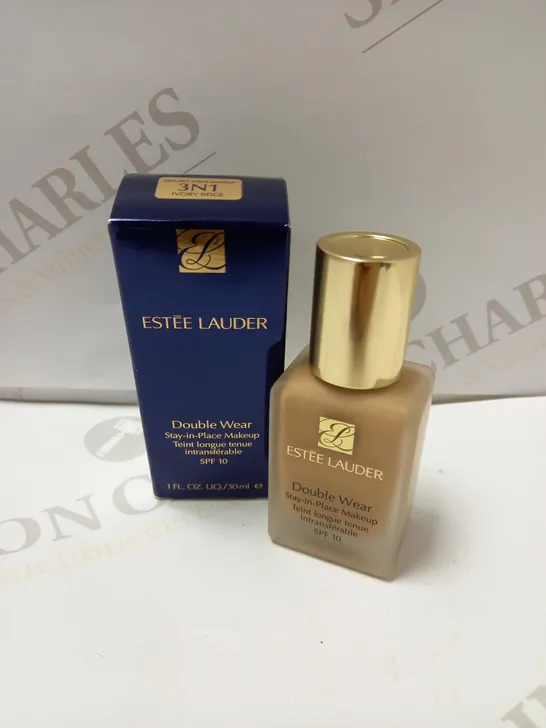 ESTEE LAUDER DOUBLE WEAR STAY IN PLACE FOUNDATION SPF10 30ML - IVORY BEIGE 3N1