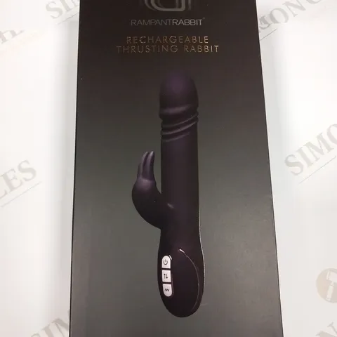 BOXED RAMPANT RABBIT RECHARGEABLE THRUSTING RABBIT ANN SUMMERS