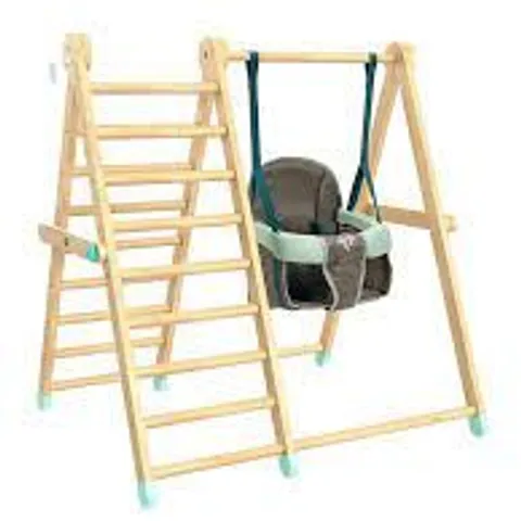 BOXED TP INDOOR WOODEN SWING FRAME