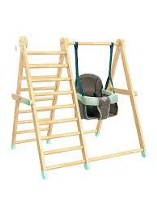 BOXED TP INDOOR WOODEN SWING FRAME