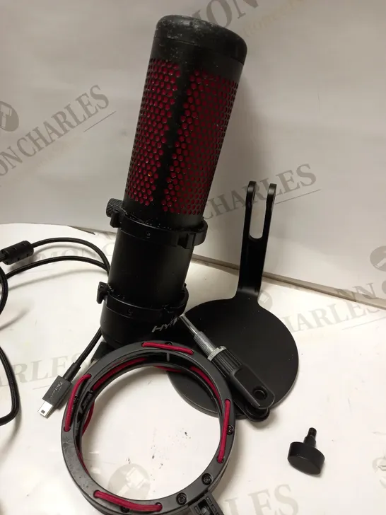 HYPERX HX-MICQC-BK QUADCAST STANDALONE MICROPHONE 