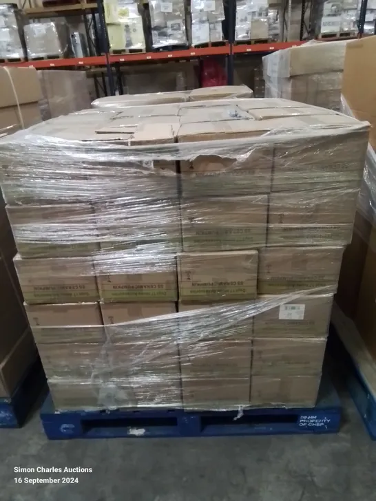 PALLET CONTAINING 96 X BOXES OF 4 BRAND NEW CERAMIC PUMPKINS 