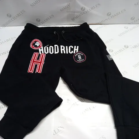 HOODRICH BLACK JOGGERS - L