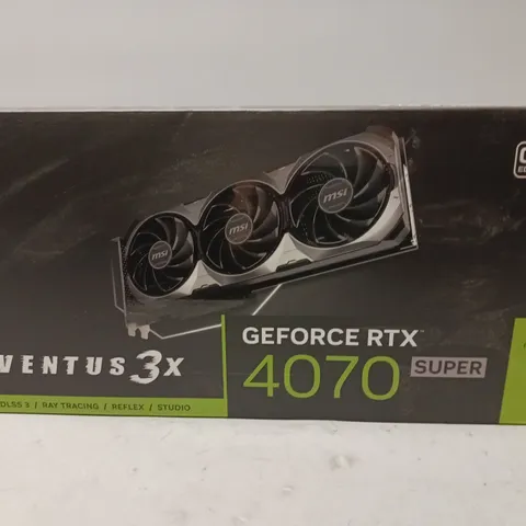 BOXED MSI GEFORCE RTX 4070 SUPER GRAPHICS CARD