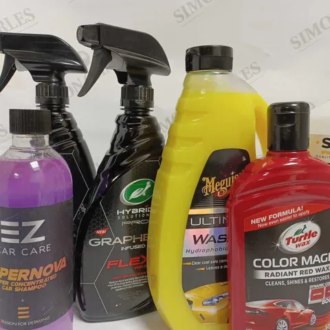 LOT OF 6 ASSORTED VEHICLE CLEANING PRODUCTS 