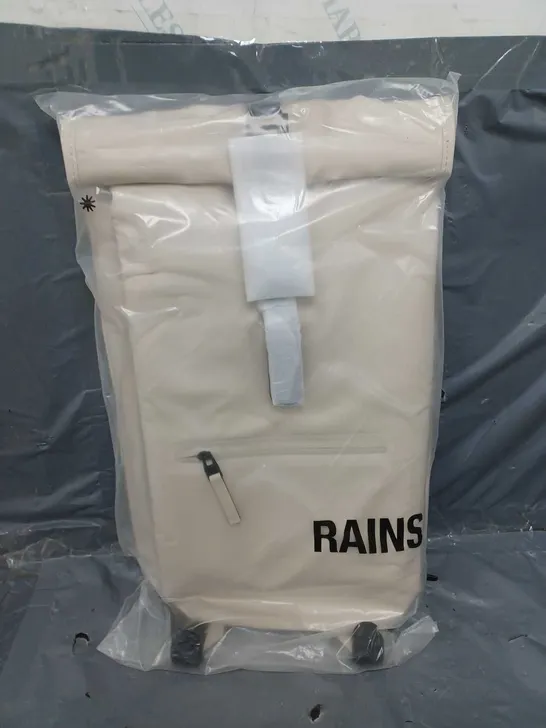 RAINS ROLLTOP RUCKSACK W3 DUNE