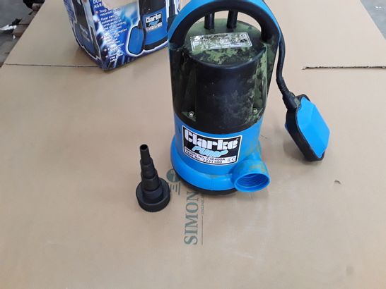 BOXED CLARKE PUMP SUBMERSIBLE ELECTRIC WATER PUMP