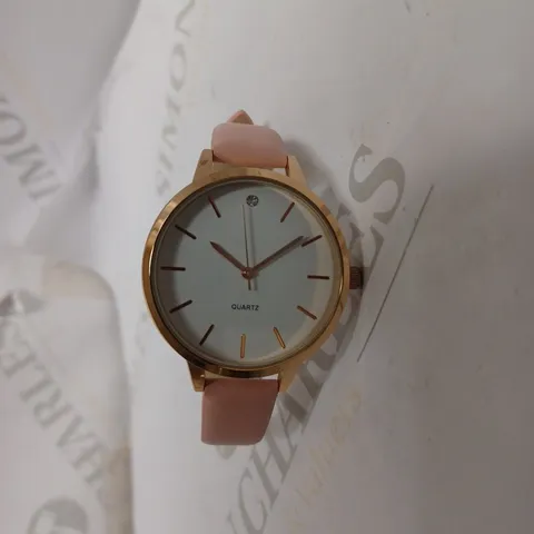 PINK AND ROSE GOLD WATCH