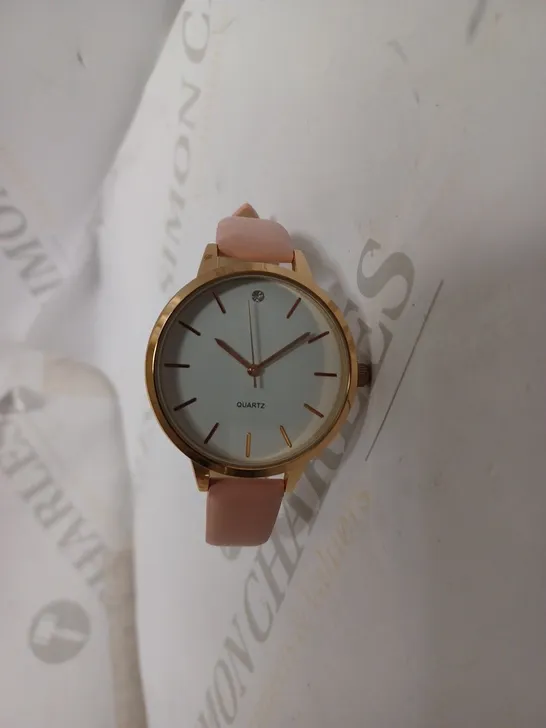 PINK AND ROSE GOLD WATCH